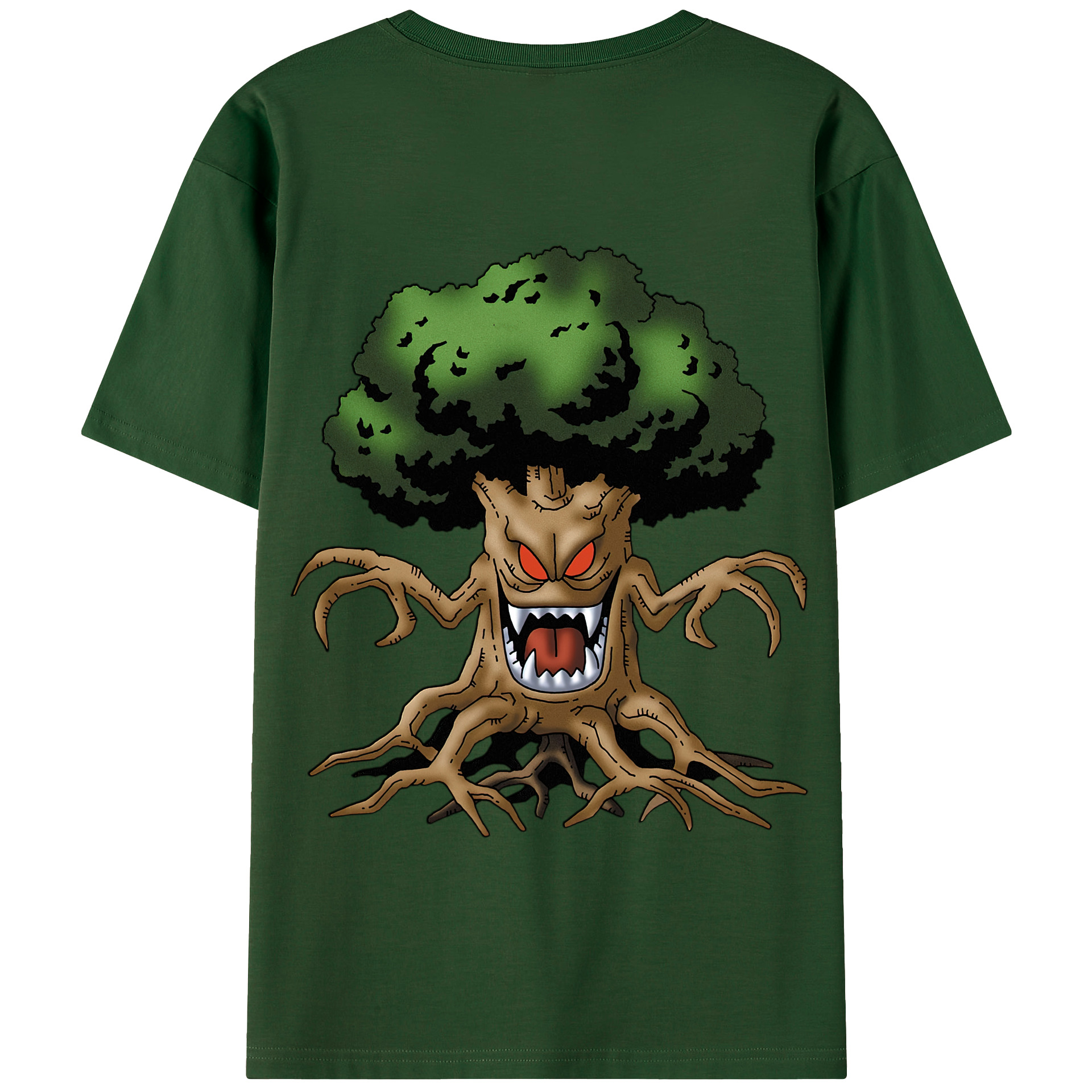 （画像用） ドラゴンクエスト Doragon Kuesuto Dragon Quest 綿100％半袖Tシャツ（背面プリント）
